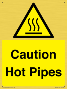 Caution Hot Pipes